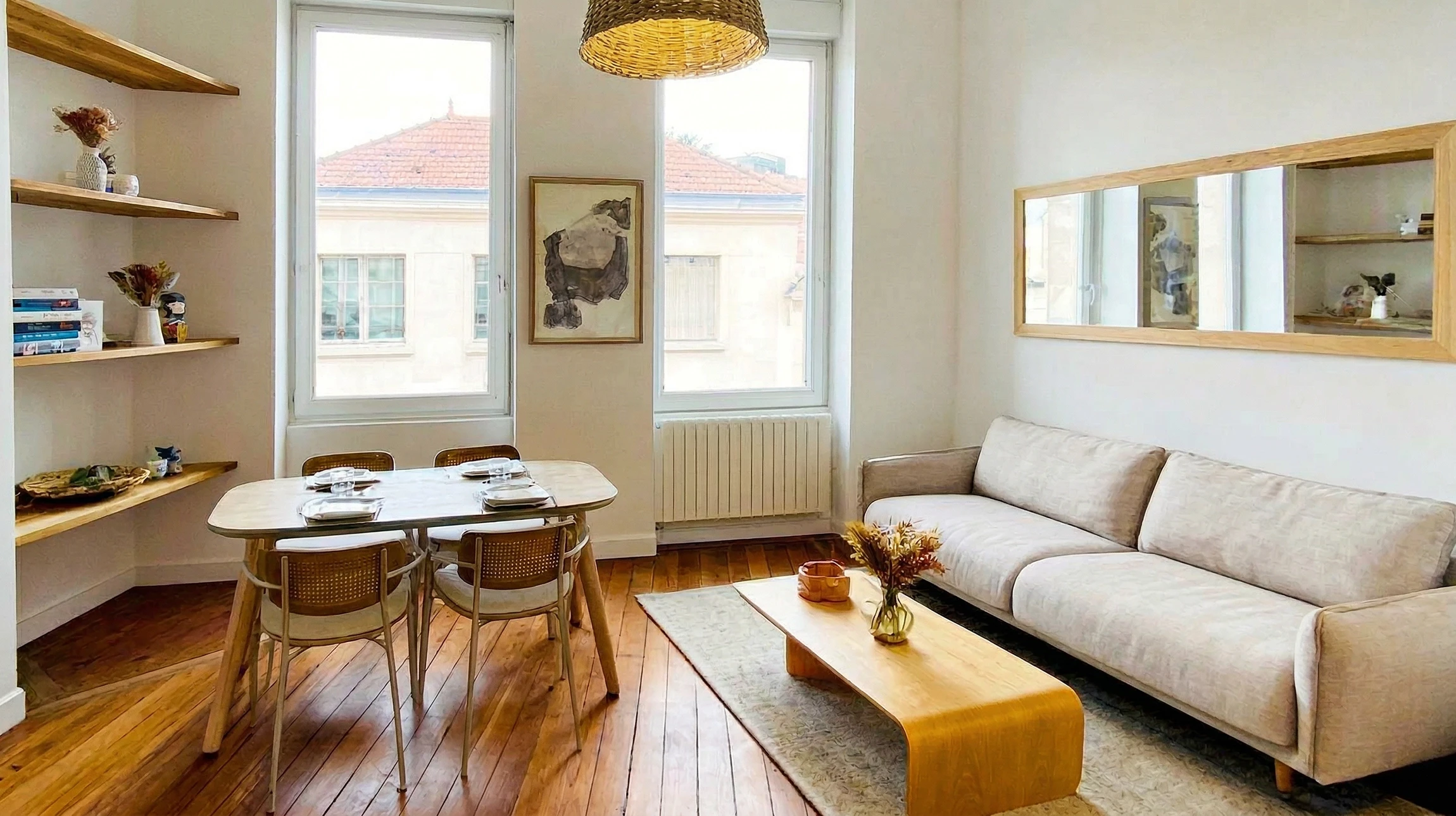 Intérieur d'un nouvel appartement moderne